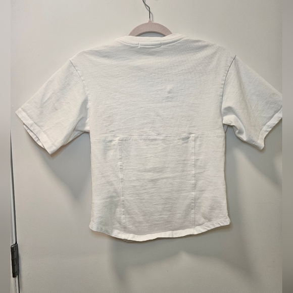 Oak + Fort White Fitted Short Sleeve Top - Picture 2 of 9